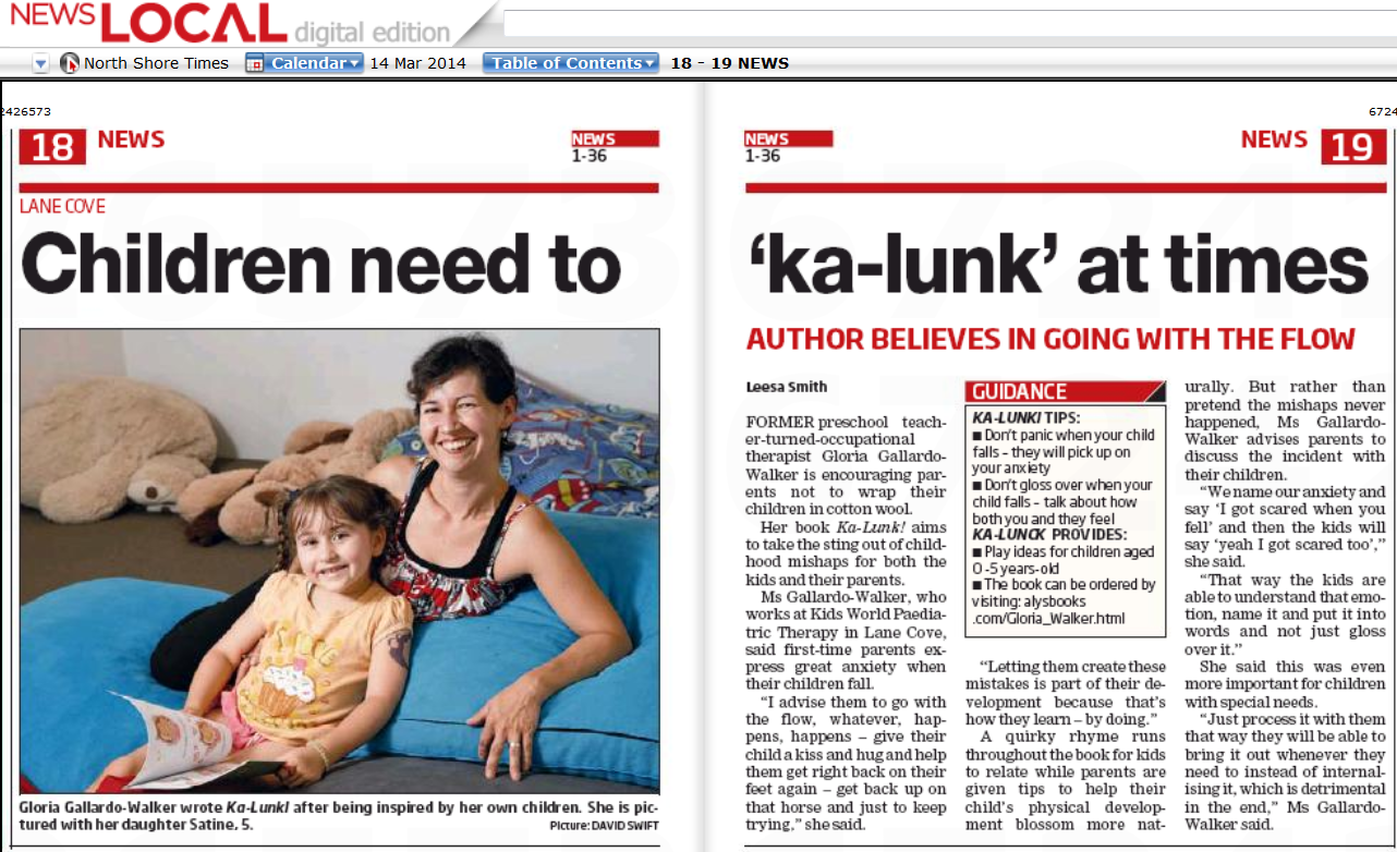 Gloria Gallardo-Walker North Shore Times - 14 Mar 2014